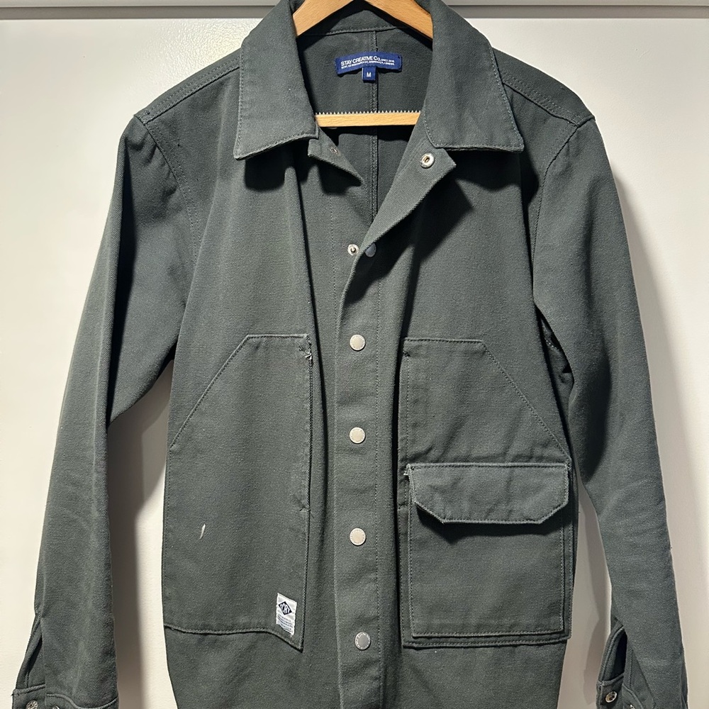 Men’s Gray Workwear Overshirt
